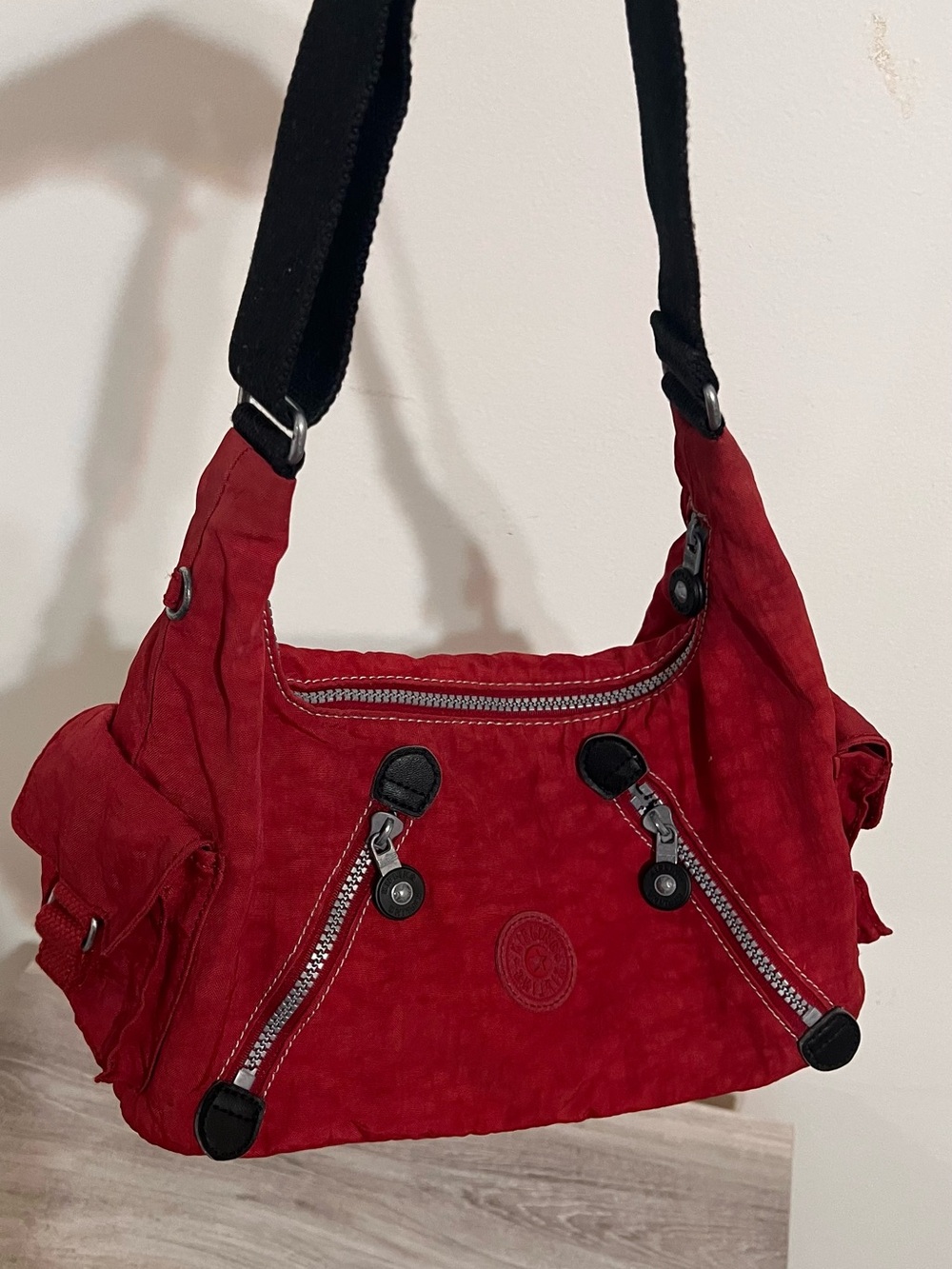 Vintage Kipling Black Shoulder Bag